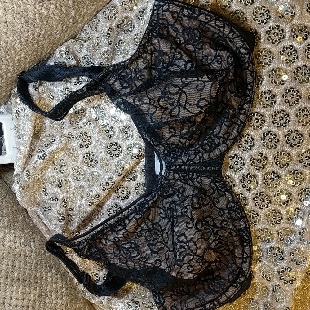 Lunaire Lined Mesh Bra size 32DDD